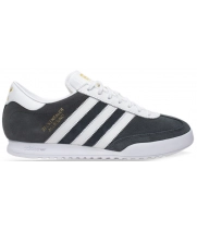 Кроссовки Adidas Beckenbauer серые с белым